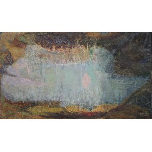 Zbigniew Jaskierski (1928 - 1969), Pejzaż - Jezioro VIII, 1961-63
