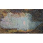 Zbigniew Jaskierski (1928 - 1969), Pejzaż - Jezioro VIII, 1961-63