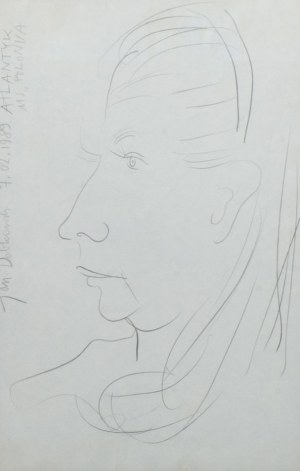Jan Dobkowski (ur. 1942), Portret kobiety, 1989 r.