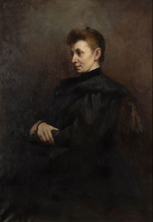 Włodzimierz Tetmajer (1862 Harklowa - 1923 Kraków), Portret Celiny Łepkowskiej z Libeltów