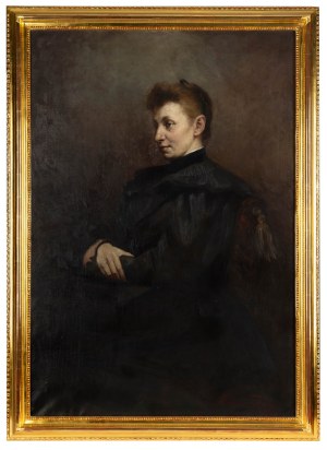 Włodzimierz Tetmajer (1862 Harklowa - 1923 Kraków), Portret Celiny Łepkowskiej z Libeltów
