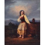 January Suchodolski (1797 Grodno-1875 Boimie k. Węgrowa), Młoda Włoszka przy studni, ok. 1840