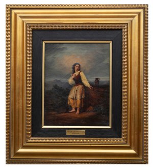 January Suchodolski (1797 Grodno-1875 Boimie k. Węgrowa), Młoda Włoszka przy studni, ok. 1840