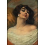Tekla Michalina Nowicka (1877-1932), Portert kobiety w bieli, 1918