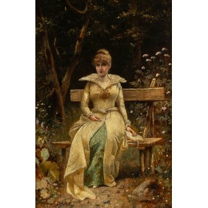 Alois Telarik (1884 - 1961), Lettura nel parco
