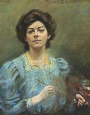 Tekla Michalina Nowicka (1877-1932), Autoportret, 1906