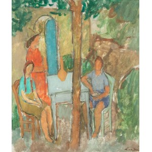 Zygmunt Landau (1898 Łódź - 1962 Tel Aviv), Women in the Garden