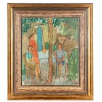 Zygmunt Landau (1898 Łódź - 1962 Tel Aviv), Women in the Garden