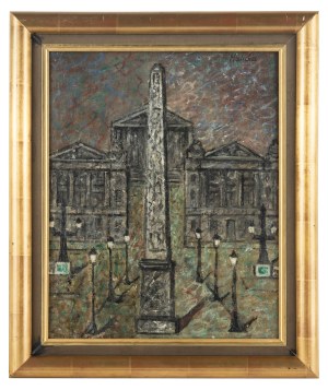 Alicja Halicka (1894 Kraków- 1975 Paryż), Plac de la Concorde w Paryżu