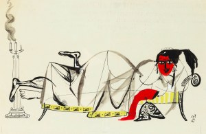 Jerzy Flisak (1930 Warszawa - 2008 tamże), Piękna Helena, lata 50. XX w.