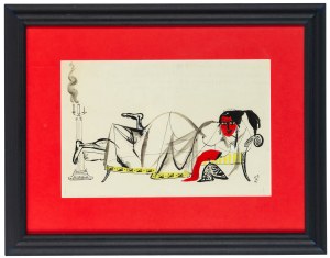Jerzy Flisak (1930 Warszawa - 2008 tamże), Piękna Helena, lata 50. XX w.