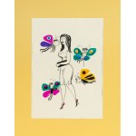 Jerzy Flisak (1930 Warschau - 2008 dort), Ich bin ein Schmetterling..., 1950er Jahre.