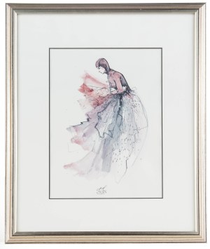 Anna Halarewicz (ur. 1983), Kobieta w sukni, 2017