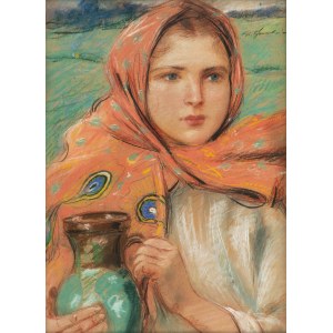 Stanisław Górski (1887 Kościan - 1955 Kraków), Jeune fille à la cruche