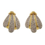 Earrings, 2nd half of the 20th century.