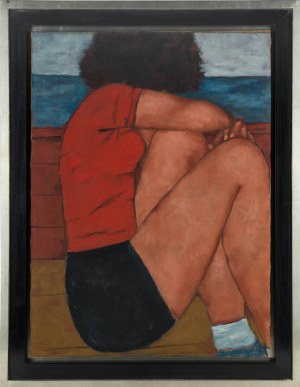 Jerzy Nowosielski (1923 - 2011), Gimnastyczka, ok. 1950