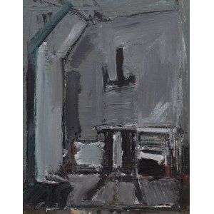 Jacek Sienicki (1928-2000), Interno di uno studio, 1973