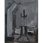 Jacek Sienicki (1928-2000), Interior of the studio, 1973