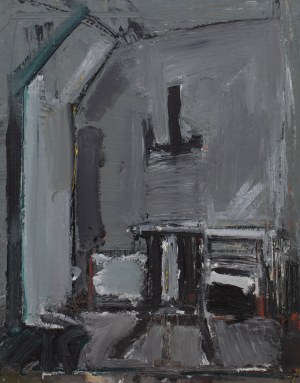 Jacek Sienicki (1928-2000), Wnętrze pracowni, 1973