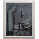 Jacek Sienicki (1928-2000), Interior of the studio, 1973