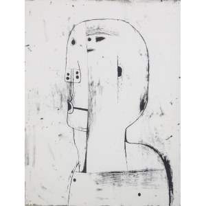 Zdzislaw Beksinski (1929-2005), Head, 1959