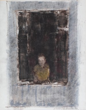 Jacek Sienicki (1928 - 2000), W oknie, 1997