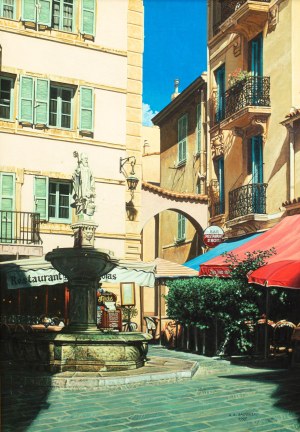 Adam Andrzej Sadowski (ur. 1946), Monaco - Place St. Nicolas, 1997