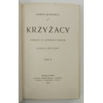 Henryk Sienkiewicz, Krzyzacy. Vol. II-IV (1900) - [1st ed.]