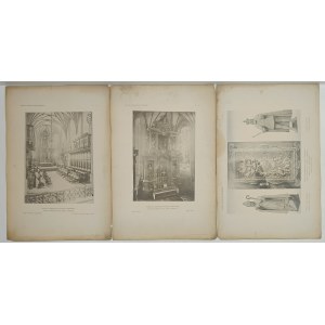 Architectural album of monuments of XII-XIX centuries. - 25 cards from various notebooks