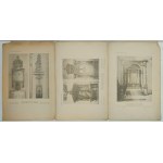 Architectural album of monuments of XII-XIX centuries. - 25 cards from various notebooks