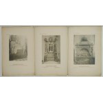 Architectural album of monuments of XII-XIX centuries. - 25 cards from various notebooks