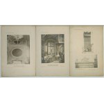 Architectural album of monuments of XII-XIX centuries. - 25 cards from various notebooks