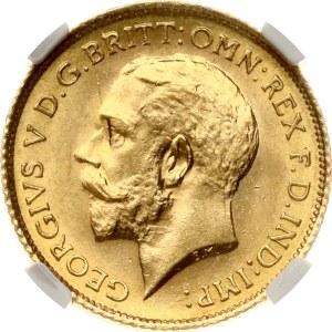 Australia 1/2 Sovereign 1915 S NGC MS 63
