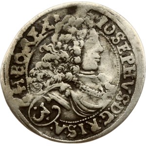 Austria 3 Kreuzer 1710 IP St Veit