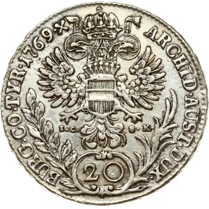 Austria 20 Kreuzer 1769 ICSK Vienna