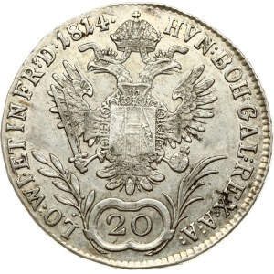 Austria 20 Kreuzer 1814 A