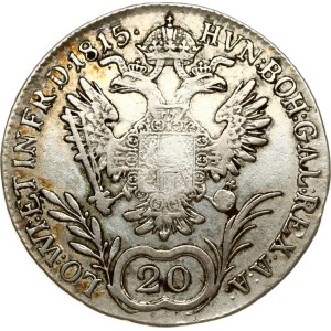Austria 20 Kreuzer 1815 B