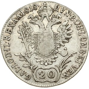 Austria 20 Kreuzer 1818 A