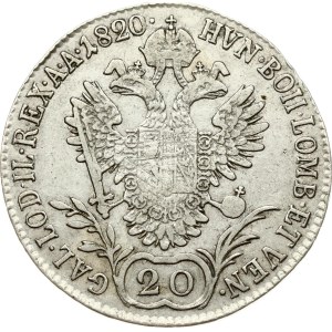 Austria 20 Kreuzer 1820 A