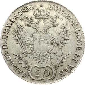 Austria 20 Kreuzer 1830 B
