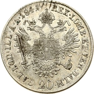 Austria 20 Kreuzer 1841 A