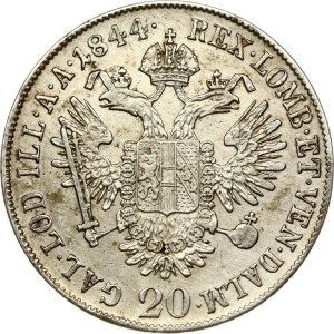 Austria 20 Kreuzer 1844 A