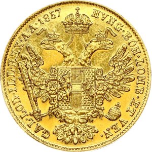 Austria Dukat 1857 A