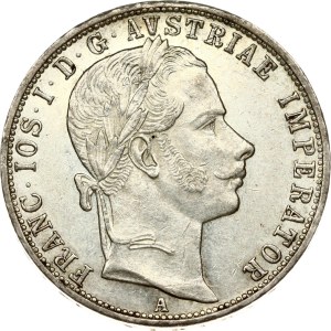 Rakúsko 1 Florin 1859 A