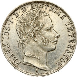 Austria 1 Florin 1860 A