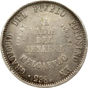 Bolivia Melgarejo 1865 FP