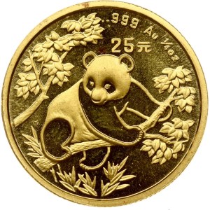 China 25 Yuan 1992 Panda