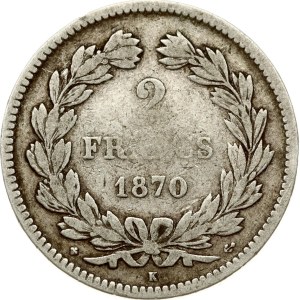 Francja 2 franki 1870 K