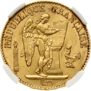 France 20 Francs 1887 A NGC MS 62
