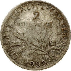France 2 Francs 1900